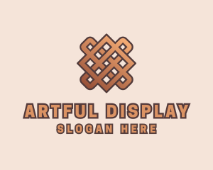 Woven Handicraft Pattern logo design