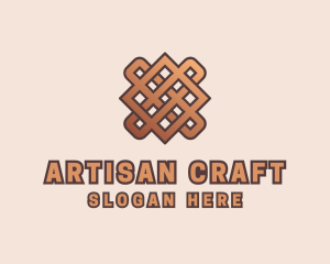 Woven Handicraft Pattern logo design