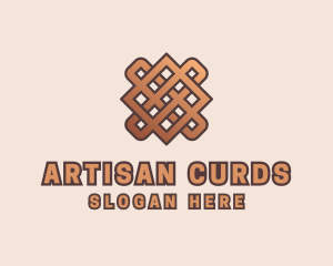 Woven Handicraft Pattern logo design