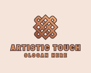 Woven Handicraft Pattern logo design