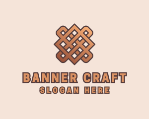 Woven Handicraft Pattern logo design