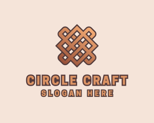 Woven Handicraft Pattern logo design