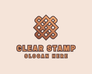 Woven Handicraft Pattern logo design