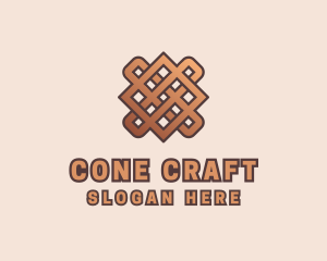 Woven Handicraft Pattern logo design