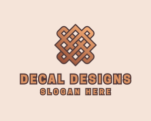 Woven Handicraft Pattern logo design