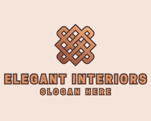 Woven Handicraft Pattern logo design