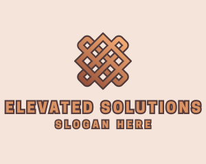 Woven Handicraft Pattern logo design