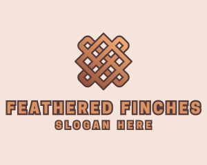 Woven Handicraft Pattern logo design