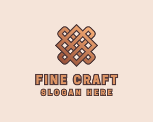 Woven Handicraft Pattern logo design