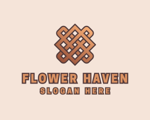 Woven Handicraft Pattern logo design