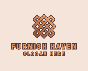 Woven Handicraft Pattern logo design