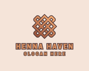 Woven Handicraft Pattern logo design