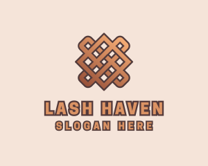 Woven Handicraft Pattern logo design