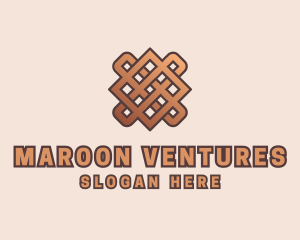 Woven Handicraft Pattern logo design