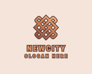 Woven Handicraft Pattern logo design