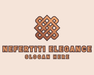 Woven Handicraft Pattern logo design