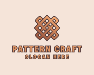 Woven Handicraft Pattern logo design