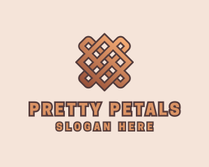 Woven Handicraft Pattern logo design