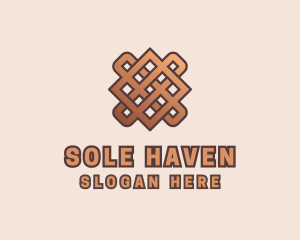 Woven Handicraft Pattern logo design