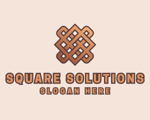 Woven Handicraft Pattern logo design