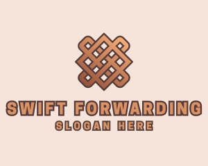 Woven Handicraft Pattern logo design