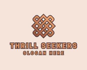 Woven Handicraft Pattern logo design