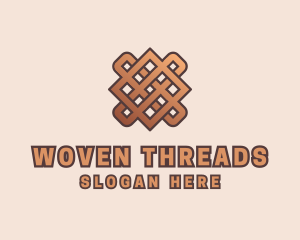 Woven Handicraft Pattern logo design