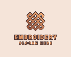 Woven Handicraft Pattern logo design