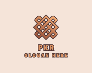 Woven Handicraft Pattern logo design