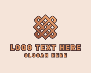 Traditional - Woven Handicraft Pattern logo design