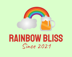 Rainbow Beer Fest logo design