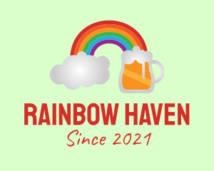 Rainbow Beer Fest logo design