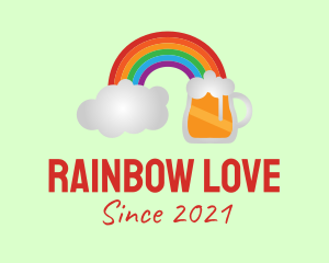 Rainbow Beer Fest logo design