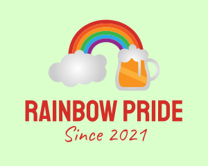 Rainbow Beer Fest logo design