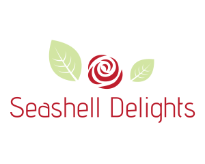 Red Rose Flower logo design