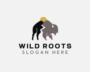 Wild Buffalo Safari logo design