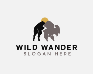 Wild Buffalo Safari logo design