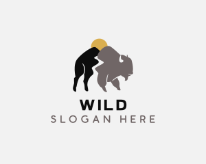 Wild Buffalo Safari logo design
