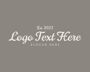 Cursive - Antique Cursive Business logo design