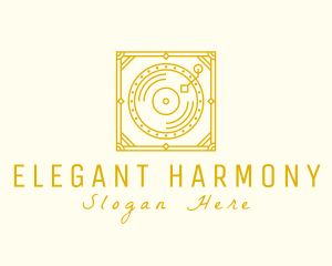Classical - Retro Music Gramophone logo design