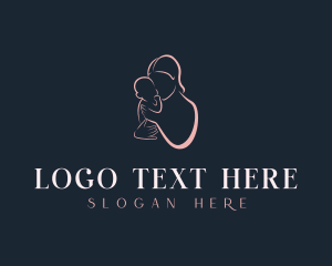 Breastfeeding - Infant Adoption Parenting logo design