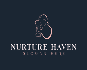 Postpartum - Infant Adoption Parenting logo design