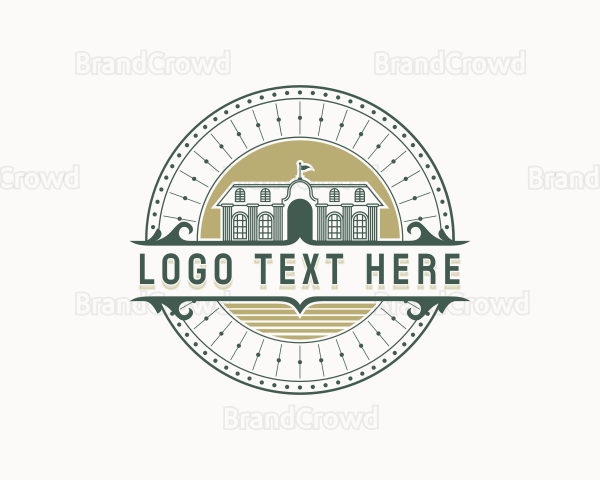 Real Estate Hotel Accommodation Logo