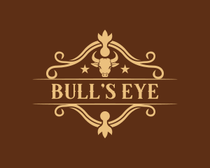 Bullfighting Rodeo Bull logo design