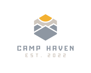 Sun Mountain Camping logo design