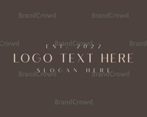 Luxury Lifestyle Fashion Logo