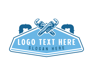 Tradesman - Pipe Plumbing Repair logo design