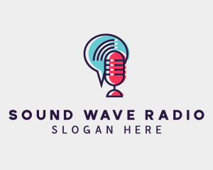 Radio - Podcast Talk Radio logo design