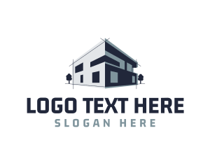 Contractor - Building Real Estate Property logo design