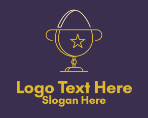 Award - Egg Trophy Cup logo design